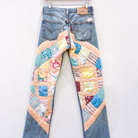 Reworked Patchwork Levi’s 501’s
