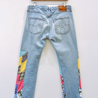 Reworked Patchwork Levi’s 501’s