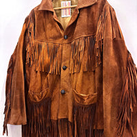 Vintage Woodstock Suede Fringe Jacket