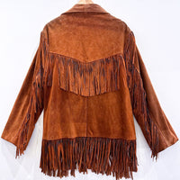 Vintage Woodstock Suede Fringe Jacket