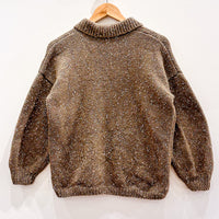 Vintage Speckled Yarn Hand Knitted Jumper