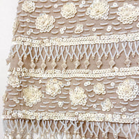 Vintage Cream Beaded Vest