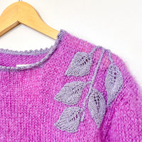 Vintage Lilac Mohair Jumper