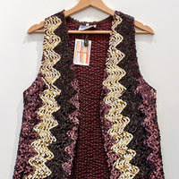 Vintage Chevron Sequin Waistcoat