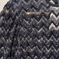 Vintage Black Mesh Top