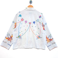 Marley embroidered linen shirt