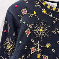 Vintage Gem Embroidered Jumper