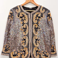 Vintage Gold Sequin Jacket