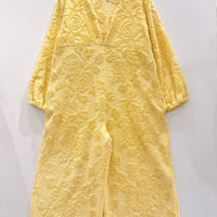 Emma Candlewick Long Sleeve Jumpsuit