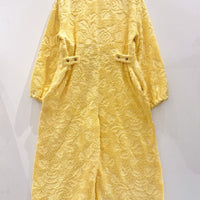 Emma Candlewick Long Sleeve Jumpsuit