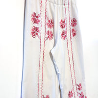 Liv Embroidered Wide Leg Trousers