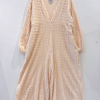 Emma Candlewick Long Sleeve Jumpsuit