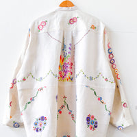 Margo Hand Embroidered Linen Dress