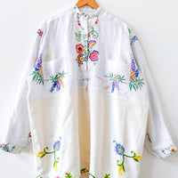 Margo Hand Embroidered Linen Dress