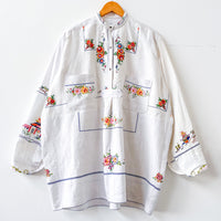 Margo Hand Embroidered Linen Dress