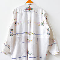 Margo Hand Embroidered Linen Dress