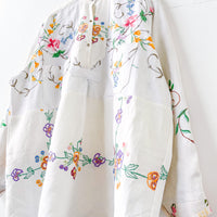 Margo Hand Embroidered Linen Dress