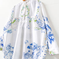 Margo Hand Embroidered Linen Dress