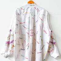 Margo Hand Embroidered Linen Dress