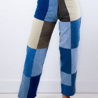 Reworked Patchwork Levi Jeans - magpievintageclothing