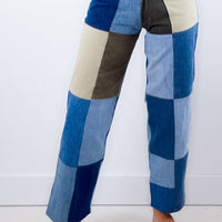 Reworked Patchwork Levi Jeans - magpievintageclothing