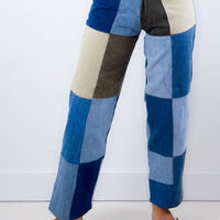 Reworked Patchwork Levi Jeans - magpievintageclothing
