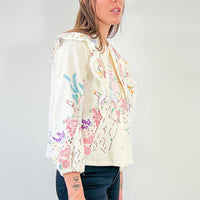 Goldie Embroidered Linen Top