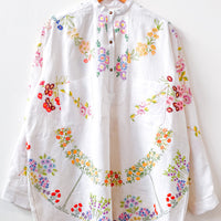 Margo Hand Embroidered Linen Dress