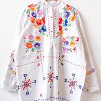 Margo Hand Embroidered Linen Dress