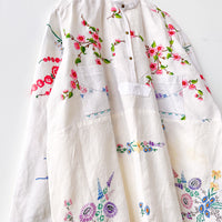 Margo Hand Embroidered Linen Dress