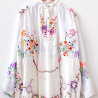 Margo Hand Embroidered Linen Dress