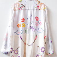 Margo Hand Embroidered Linen Dress