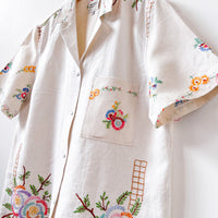 Dallas Unisex Linen Cuban Shirt