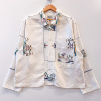 Dallas Unisex Linen Cuban Long Sleeve Shirt