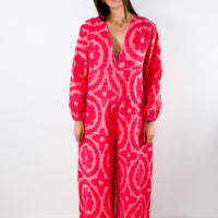 Emma Candlewick Long Sleeve Jumpsuit