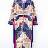Stella Log Cabin Patchwork Boilersuit