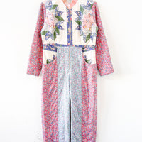 Stella Quilted Ditsy Print Boilersuit