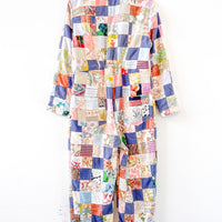 Stella Quilted Patchwork Boilersuit