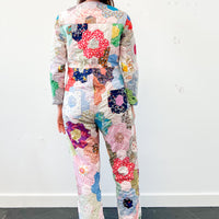 Stella Quilted Ditsy Print Boilersuit