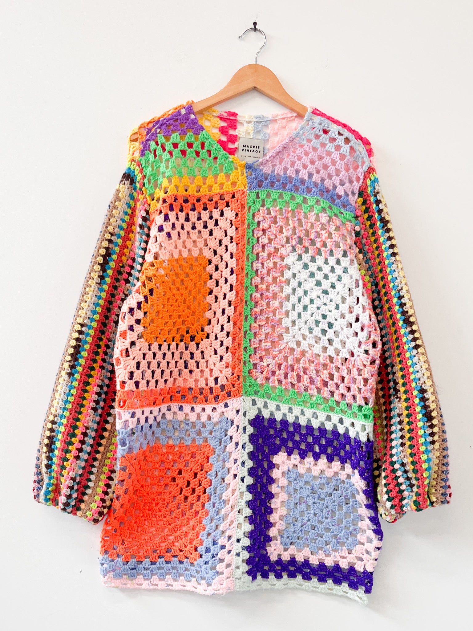 Gigi Crochet Jumper Dress magpievintageclothing