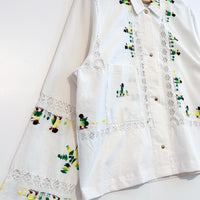 Marley embroidered linen shirt