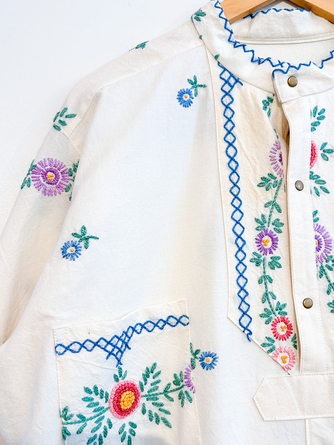 Margo Hand Embroidered Painters Shirt