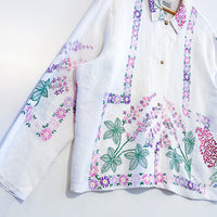 Marley embroidered linen shirt