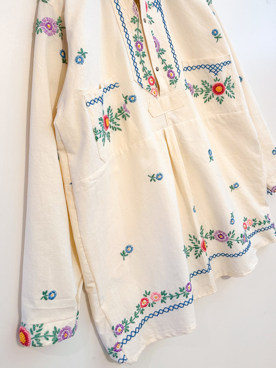 Margo Hand Embroidered Painters Shirt