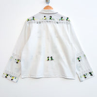 Marley embroidered linen shirt