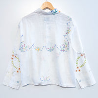 Marley embroidered linen shirt