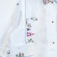 Marley embroidered linen shirt