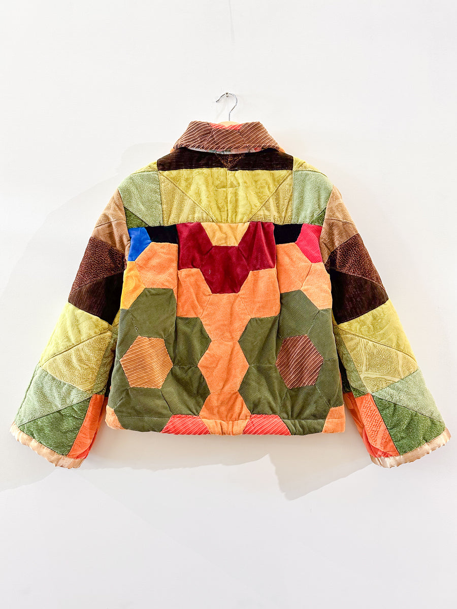 Marley Quilted Patchwork Chore Jacket