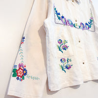 Marley embroidered linen shirt