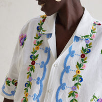 Dallas Unisex Linen Cuban Shirt